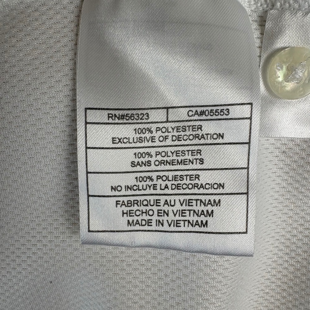 Nike Golf Mens 3XL White Fit Dry Short Sleeve Polo Shirt Skoda Minotti Logo - Picture 5 of 5
